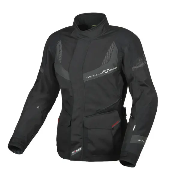 Image of Macna Rancher Textile Waterproof Jacket Lady Black Gray Size M