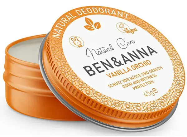 image of Ben and Anna Vanilla Orchid Deodorant Tin 40g