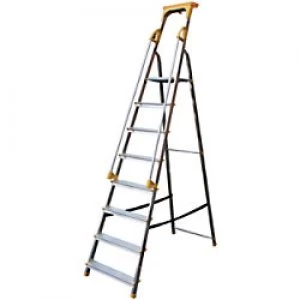 Image of Aluminium Safety Platform Steps 8 Tread 405016