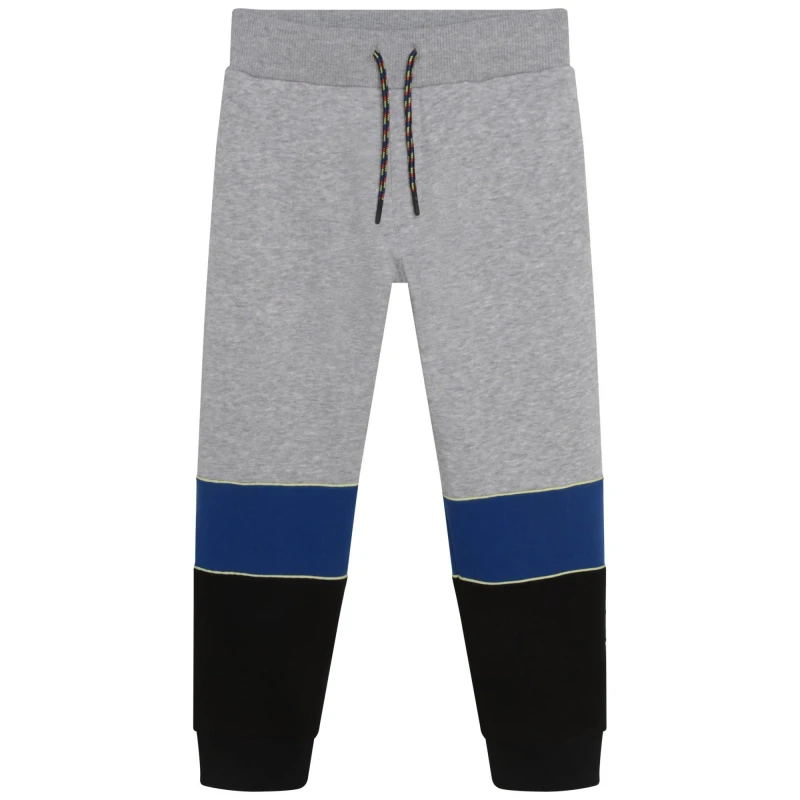 Image of Kenzo Closed Hem Fleece Jogging Bottoms Infants Grey Marl male 4Y