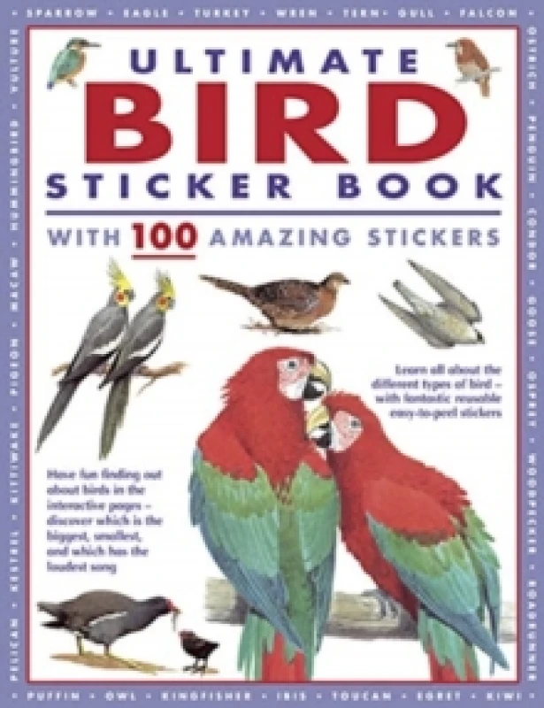 Image of Ultimate Bird Sticker Book : with 100 amazing stickers Paperback / softback