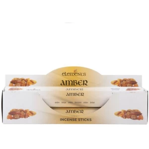 image of 6 Packs of Elements Amber Incense Sticks