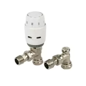 Danfoss Angled TRV & Lockshield - Ras-C2 8/10 mm