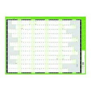 Image of Q-Connect Academic Planner Mounted 855 x 610mm 2021-22 KFAYPM21