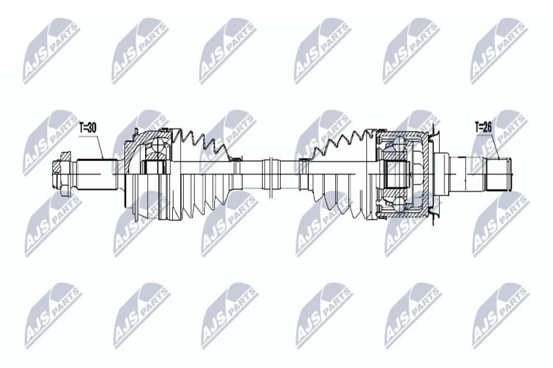 Image of NTY Drive shaft NTY NPW-ME-072