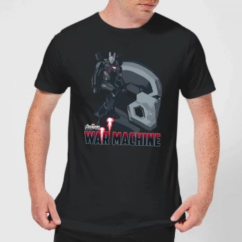 image of Avengers War Machine Mens T-Shirt - Black - 3XL - Black