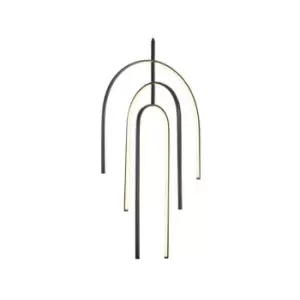Image of Ergates Ceiling Pendant Light LED 80W 3000K Black