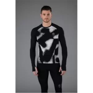 Image of Hydrogen Second Skin Mesh Top Mens - Black