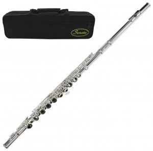 image of Sonata Student Flute Silver Plate.