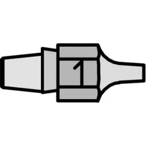 image of Weller T0051314199 DX 111 Desoldering Nozzle 2.5 x 0.7 x 25mm