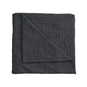 Image of Bedeck of Belfast Nena Quilted Throw, Denim