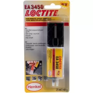 Image of Loctite - 1886331 ea 3450 a&b Metal Filled (1:1) Twin Syringe 25ml