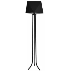 image of Helam Lighting - Helam Adamant Tripod Floor Lamp Black 40cm