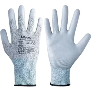 image of uvex Cut Resistant Gloves, PU Coated, Grey, Size 11