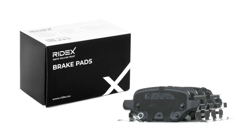 Image of RIDEX Brake pad set RIDEX 402B1619