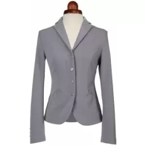 image of Aubrion Womens/Ladies Park Royal Suede Show Jumping Jacket (36) (Grey) - Grey