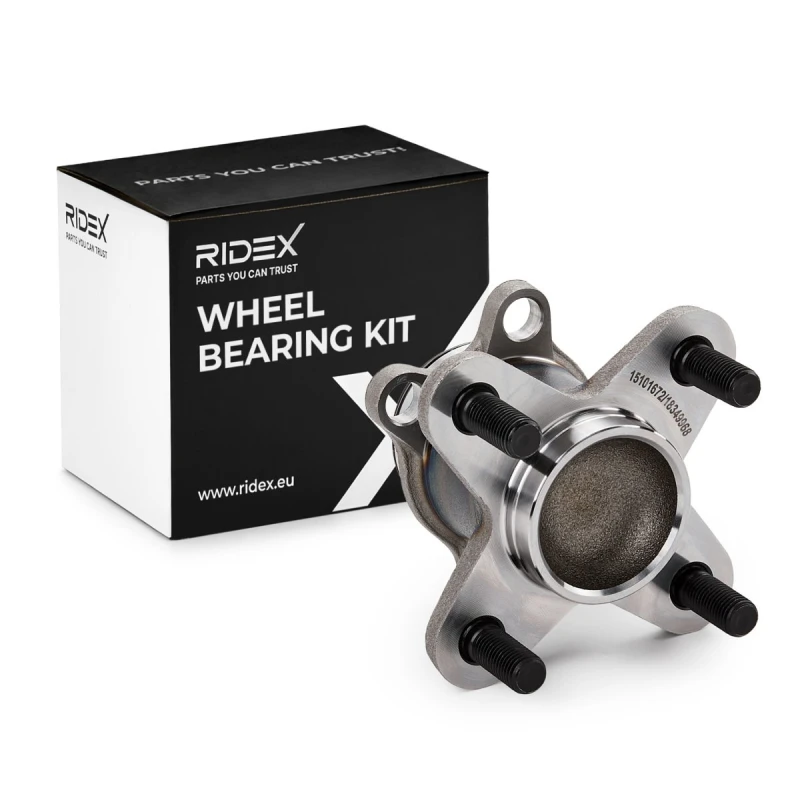 Image of RIDEX 654W1362 Wheel bearing kit Rear Axle, with integrated ABS sensor Wheel Bearing Kit (654)