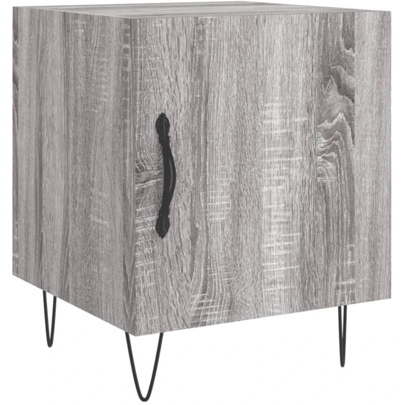 Image of VIDAXL Bedside Cabinet Grey Sonoma 40x40x50cm Engineered Wood Vidaxl 8720845911393