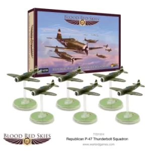 Image of Republic P-47 Thunderbolt squadron