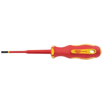 Image of Draper Expert 2160 Ergo Plus Slimline Plain Slot VDE Screwdriver ...