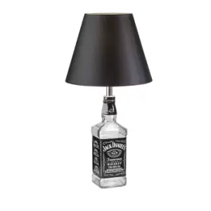 image of Kit Sobremesas Licor Bottle Table Lamp Kit - Black Shade, E27