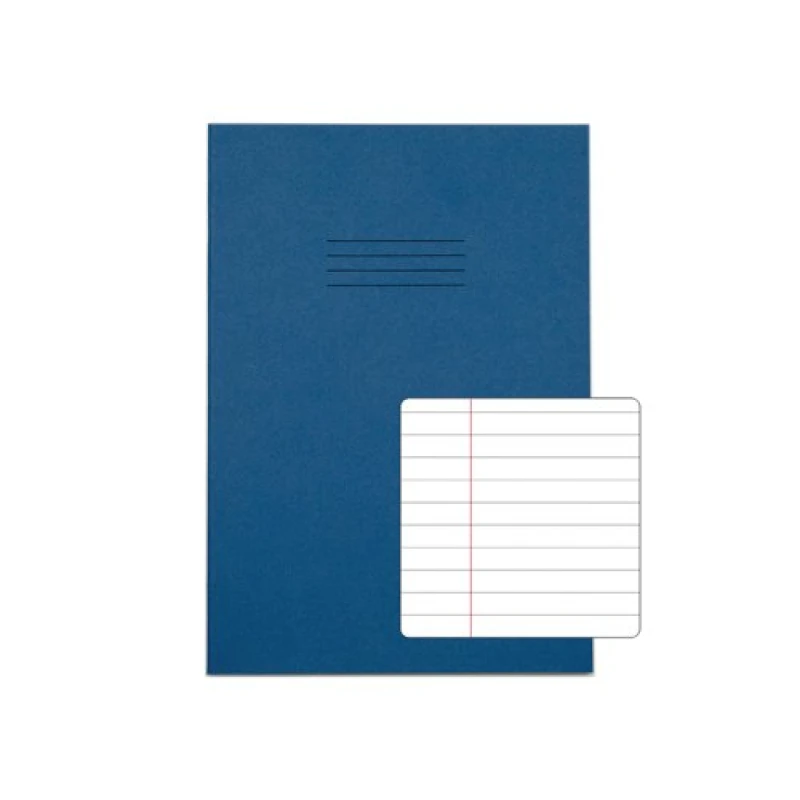 Image of Rhino Rhino Exercise Book 64 Page F8M A4 Dark Blue (Pack of 50) VEX677-1085-6 VEX677-1085-6