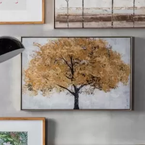Image of Canfield Framed Art 90x60cm Beige / Brown / Black