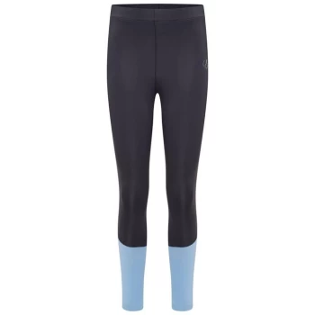 image of Dare 2b Girls crystalize legging - Blk/Bluestne