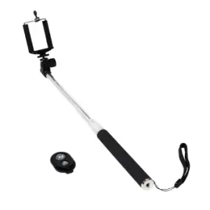 image of LogiLink BT0034 selfie stick Smartphone Black, Silver