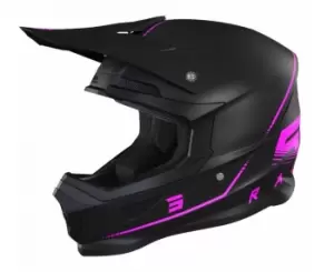 image of SHOT Furious Raw 3.0 Black Pink Matt Offroad Helmet S