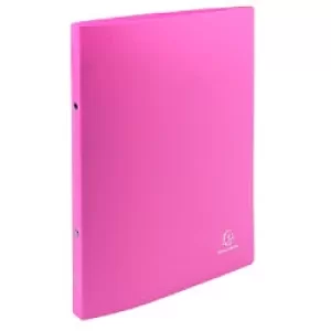 image of Ring Binder Opaque 2O Ring 15mm, S20mm, A4, Pink, 5 Packs of 5