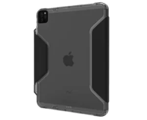 image of Dux Studio 12.9" iPad Pro 3rd 4th Generation Folio Tablet Case Night Black Grey Polycarbonate TPU Magnetic Closure