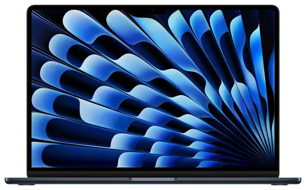 Image of Apple 15" MacBook Air, M3, 8GB RAM, 10 Core GPU, 512GB, 2024 - Midnight