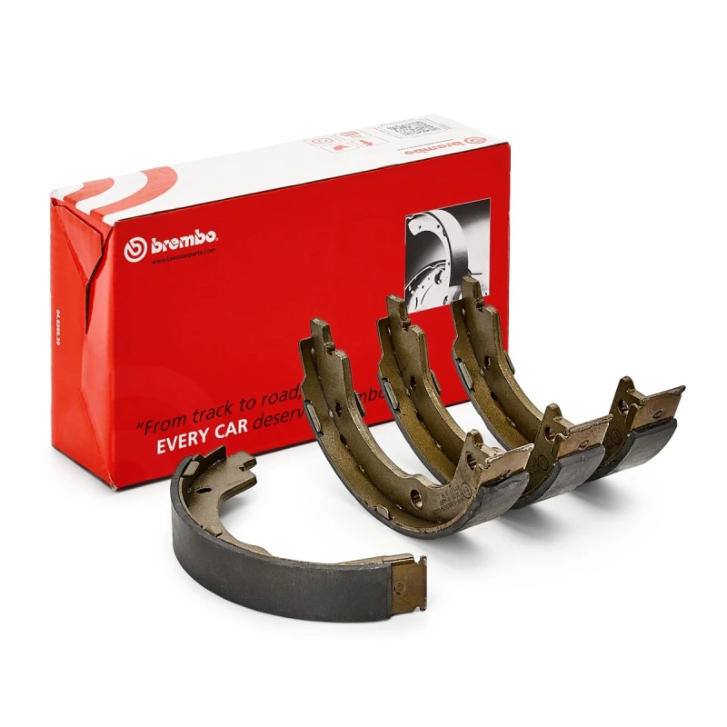 Image of BREMBO S 30 533 Handbrake Shoes ESSENTIAL LINE Brake Shoe Set,parking brake (1419)