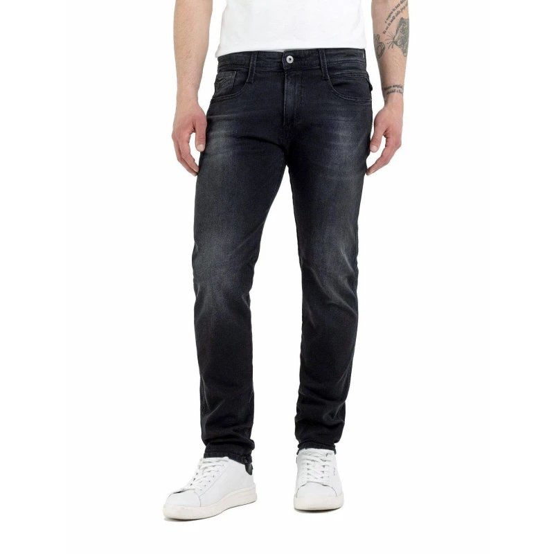 Image of Replay PowerStretch Anbass Slim Fit Jean - Grey Grey 34 L