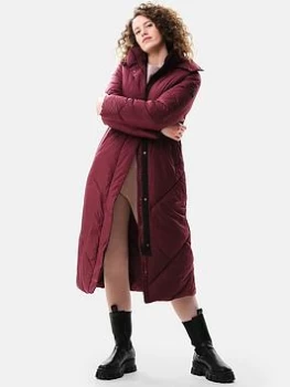 image of Regatta Longley Full Length Jacket - Berry