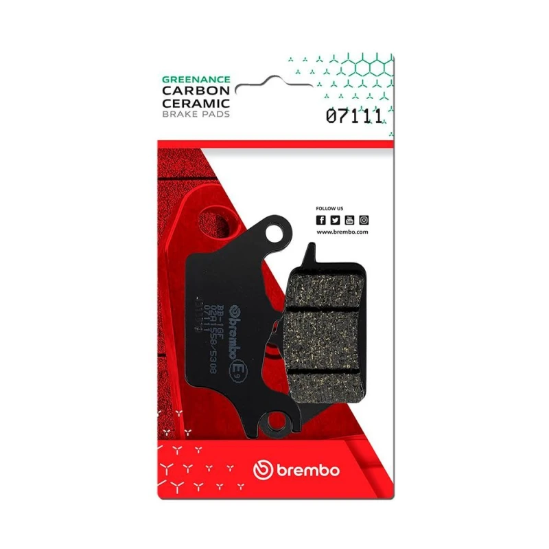 Image of BREMBO Brake pad set BREMBO 07111