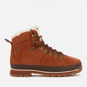 Image of Timberland Womens Euro Hiker Furlined Boots - Saddle - UK 3