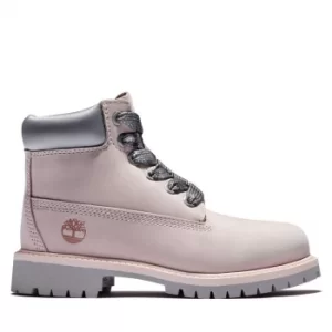 Youth Timberland Premium 6" Waterproof Boots In Light Pink Light Pink Kids, Size 12.5