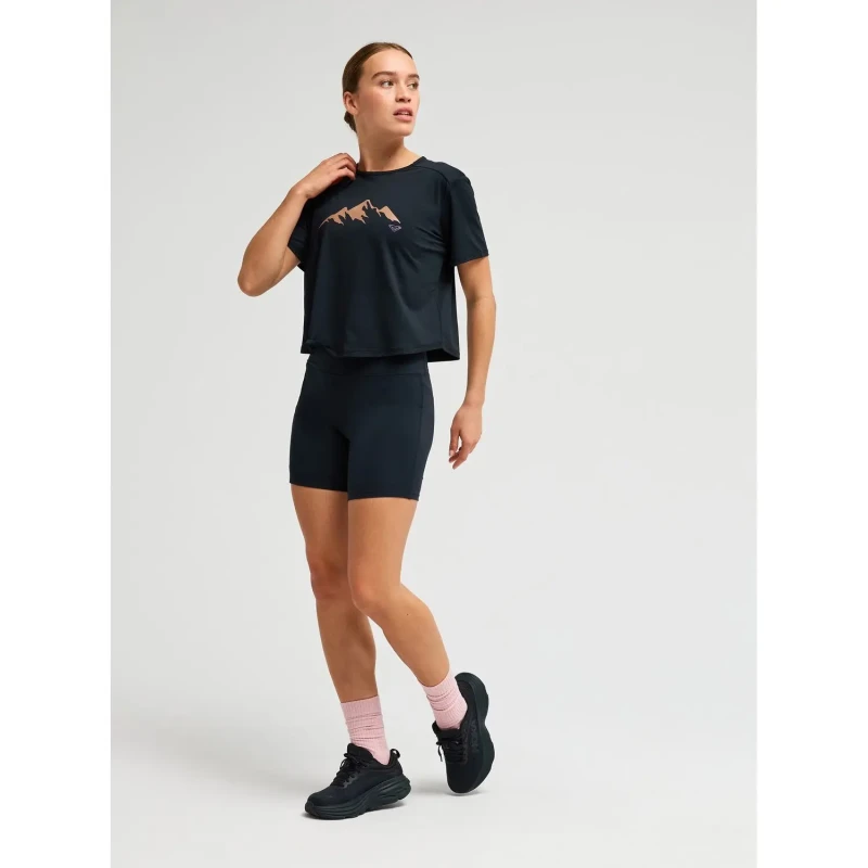 Image of Roxy Womens short T-Shirt Roxy Boundless Spirit Gris Female L