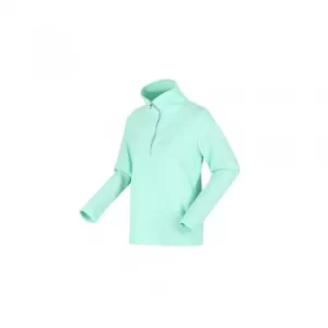 image of Regatta Womens Fidelia Half Zip Fleece Colour: Green, Size: 12