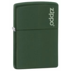 Image of Zippo Logo Green Matte Lighter