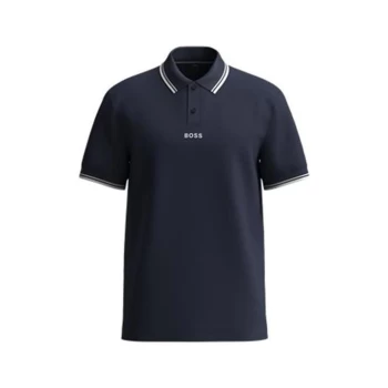 image of Hugo Boss PChup Polo Shirt Navy Size XL Men