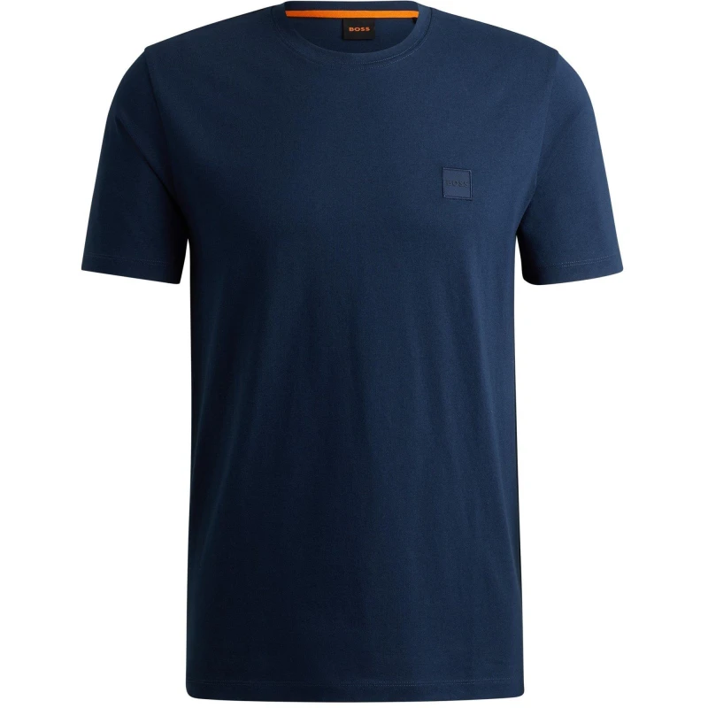 Image of Boss Mens HBO Tales T-Shirt, Premium Cotton Open Blue male M