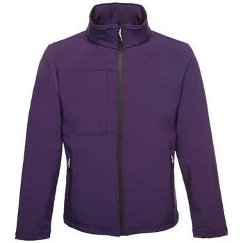 image of Professional OCTAGON II Waterproof Softshell Jacket womens Coat in Purple - Sizes UK S,UK M,UK 3XL,UK 4XL