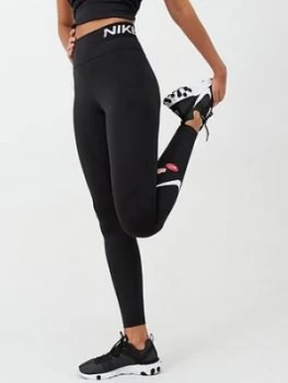 Image of Nike One Icon Clash Legging - Black, Size XS, Women