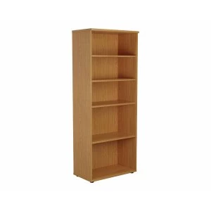 TC Office Bookcase with 4 Shelves Height 2000mm, Oak