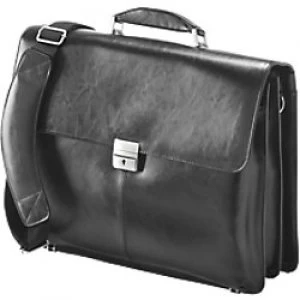 Image of Falcon Leather Laptop Briefcase