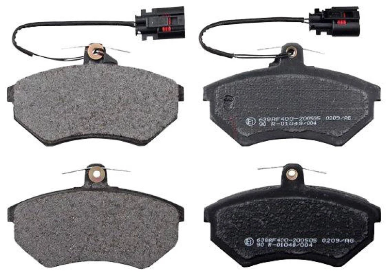 Image of A.B.S. 36811 Brake pad set with integrated wear sensor Brake Pad Set,disc brake (402)