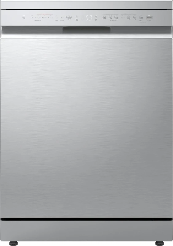 Image of LG TrueSteam Freestanding Dishwasher - Smart WiFi A-Rated Silver DF273FVS Silver
